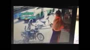 indian man gets run over by bus