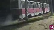 Tram drags a man to coma