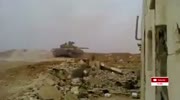 Tank Narrowly escapes a direct hit