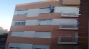 Man tries to get in his flat and falls to his death