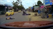 rider causes crash