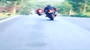 Amazing rider crash