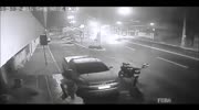 Rider gets smashed by car