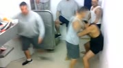Fight in prison cell