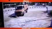 Man gets crushed by truck