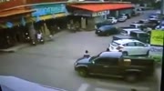 Woman run over by pickup