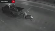 Instant stop by a Truck