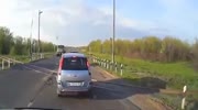 Rear end crash from Hell on rail road tracks