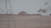 U.S. Tank destroyed by a Russian missle