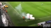 Referee loses fingers when he picks firework from ground