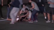 Anti-Trump Protester Blocking Street Struck by a Car