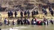 Militarized Cops Pepper Spray Peaceful Swimming Dakota Access Pipeline Protesters