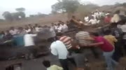 Man stumbles in the Festival of India and dies after being crushed by carts
