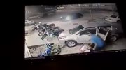 Gang attacks another with car etc..