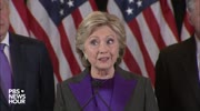 Hillary Clinton's full concession speech in U.S. presidential election.