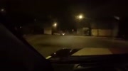 Car being chased crash