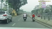 Scootergirl gets into a double trouble