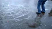 fireworks under the ice