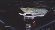 Stone flies trough rally cars floor and seat straight to Timo's ass