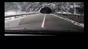 Accident Entering Tunnel