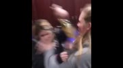 Beer bottle smashed on girls head