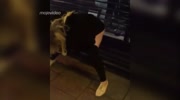 Drunk pissing blondie faceplants and shows