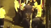 British Hooligan Breaks Police Officers Jaw