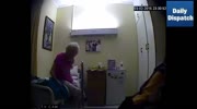 Sick fuck beats elderly woman