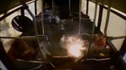 Bus cctv catches explosion of e-cigarette