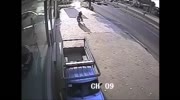 Rider plows into the vehicle and dies on spot
