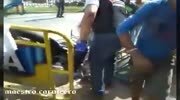 Racing accident with Scooter