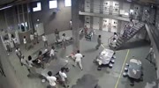 Multi Ethnic prison fight