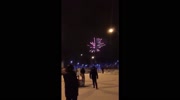 Huge Firework Explodes In Pranksters Face