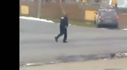 Buffalo cops dont need guns anymore, they just drive you over!
