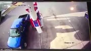 Woman gets crushed by lost control car