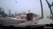 Small tail whip from huge truck