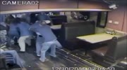 Surveillance Video Captured Massive Brawl Between Customers And Restaurant Staff