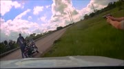 Biker gets shot by cops in Texas