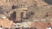 Sniper hits soldier when he opens the back hatch of tank