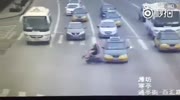 Rider gets run over by bus