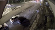 Pedestrian Is Hit By A Car And No One Gives A Fuck.