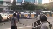 Crowd attacks a driver who killed and injured several