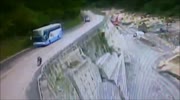 Biker falls from 65 foot high rock