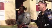 Homie Tries To Reach For His Gun While Getting Arrested on TV