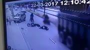 Colombian Biker Is Crushed By A Truck.