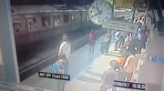 Man Suddenly Faints Falls On The Tracks Is Run Over By A Train.