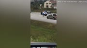 Guy shots guy attacking cop