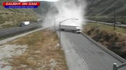 Truck With Brake Failure Uses Escape Ramp To Prevent Fatal Crash