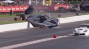 DRIVER BOB RAHAIM HITS THE WALL HARD IN HOUSTON
