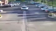 SUV hits and drags a woman